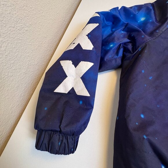 Members Only x Space Jam Tune Squad Puffer Jacket Mens S Faux Fur - Picture 10 of 11